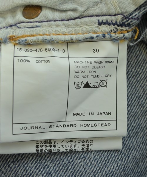 J.S.Homestead（ジェーエスホームステッド）デニムパンツ 青 サイズ:30(M位) メンズ/2200532866084