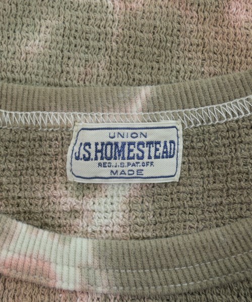 J.S.Homestead（ジェーエスホームステッド）Tシャツ・カットソー カーキ サイズ:M メンズ/2200643137066