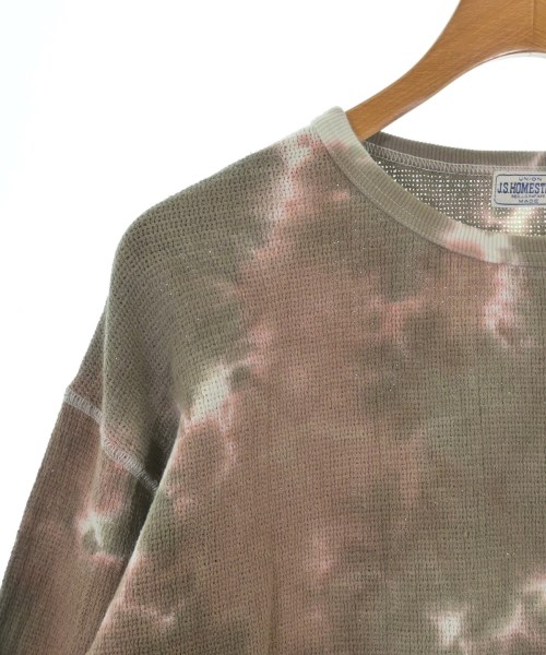 J.S.Homestead（ジェーエスホームステッド）Tシャツ・カットソー カーキ サイズ:M メンズ/2200643137066