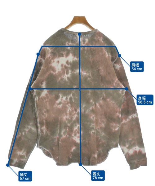 J.S.Homestead（ジェーエスホームステッド）Tシャツ・カットソー カーキ サイズ:M メンズ/2200643137066