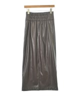 KBF（ケービーエフ）ロング・マキシ丈スカート 茶 サイズ:36(S位) レディース/2200630288016