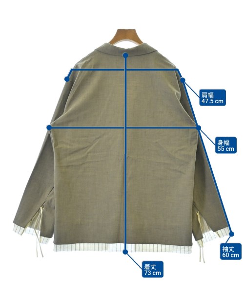 KBF（ケービーエフ）カジュアルジャケット ベージュ サイズ:F レディース/2200637963039