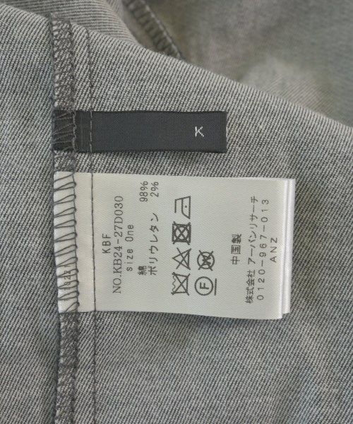 KBF（ケービーエフ）その他 グレー サイズ:ONE レディース/2200636271012