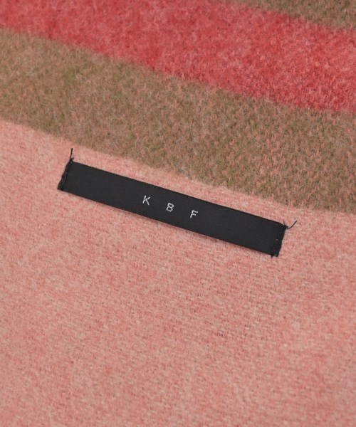 KBF（ケービーエフ）マフラー 赤 サイズ:ONE レディース/2200622253190