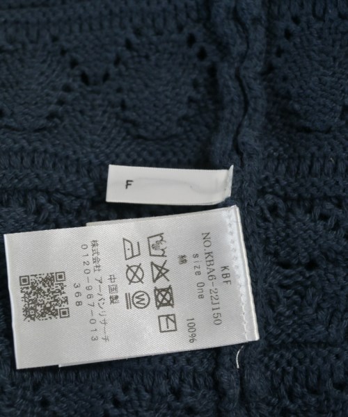 KBF（ケービーエフ）カーディガン 紺 サイズ:one レディース/2200626161040