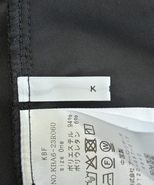 KBF（ケービーエフ）ブラウス 黒 サイズ:one レディース/2200626161095