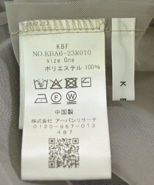 KBF（ケービーエフ）カジュアルシャツ グレー サイズ:one レディース/2200626161101