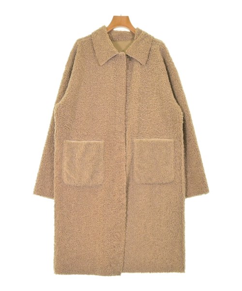 KBF（ケービーエフ）ムートンコート ベージュ サイズ:ONE レディース/2200636472013