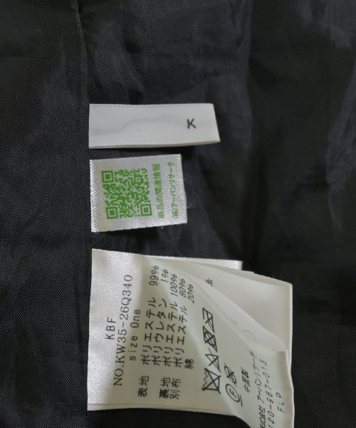 KBF（ケービーエフ）ワンピース 黒 サイズ:ONE レディース/2200625272099