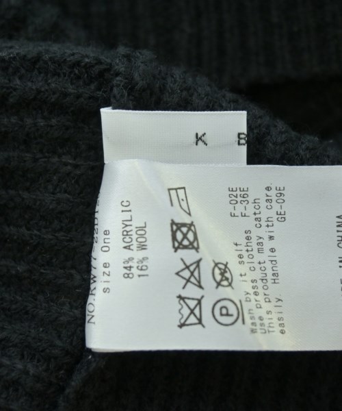 KBF（ケービーエフ）ニット・セーター 黒 サイズ:ONE レディース/2200615955100