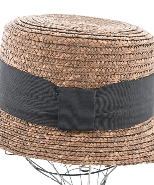 KBF（ケービーエフ）ストローハット 茶 サイズ:56-57.5 レディース/2200619723231