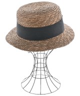 KBF（ケービーエフ）ストローハット 茶 サイズ:56-57.5 レディース/2200619723231