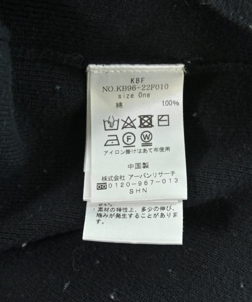KBF（ケービーエフ）ニット・セーター 黒 サイズ:ONE レディース/2200607958010