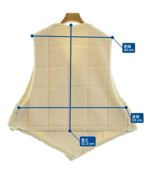 KBF（ケービーエフ）ベスト 白 サイズ:ONE レディース/2200672943027