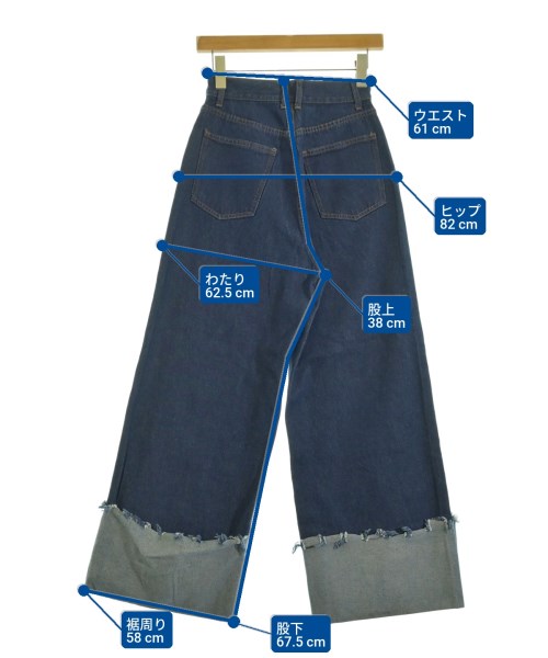 KBF（ケービーエフ）デニムパンツ 紺 サイズ:36(S位) レディース/2200674946033