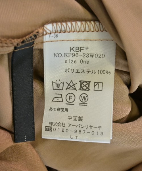 KBF（ケービーエフ）カジュアルシャツ 茶 サイズ:ONE レディース/2200679298052