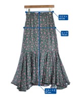 KBF（ケービーエフ）ロング・マキシ丈スカート 緑 サイズ:F レディース/2200679298076