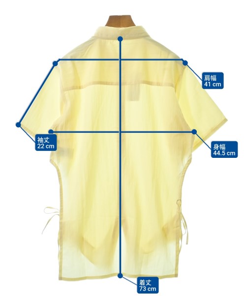 KBF（ケービーエフ）ブラウス 黄 サイズ:ONE レディース/2200679834021