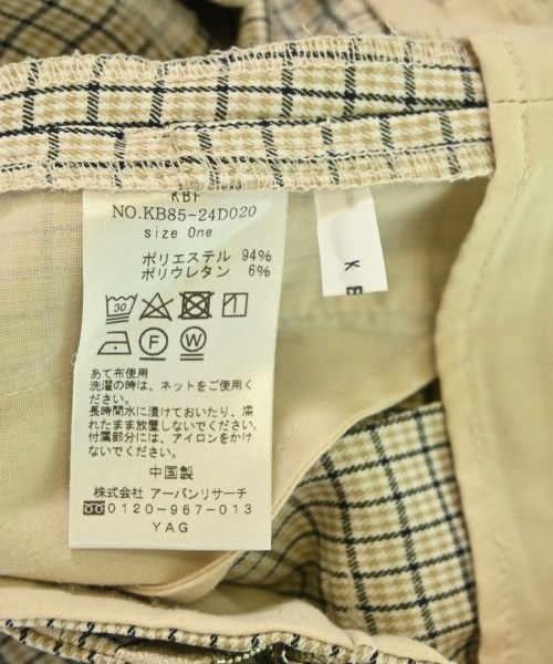 KBF（ケービーエフ）スラックス ベージュ サイズ:ONE レディース/2200678643167