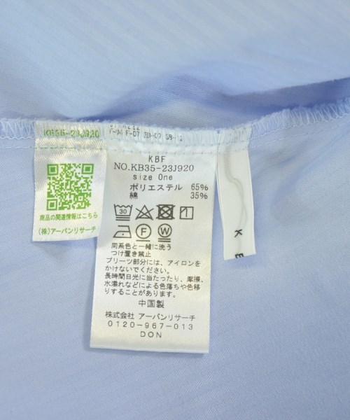 KBF（ケービーエフ）ブラウス 青 サイズ:ONE レディース/2200697182050