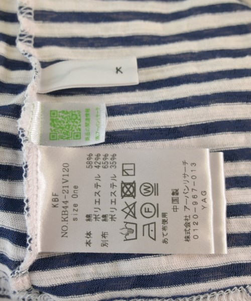 KBF（ケービーエフ）Tシャツ・カットソー 紺 サイズ:ONE レディース/2200693547044