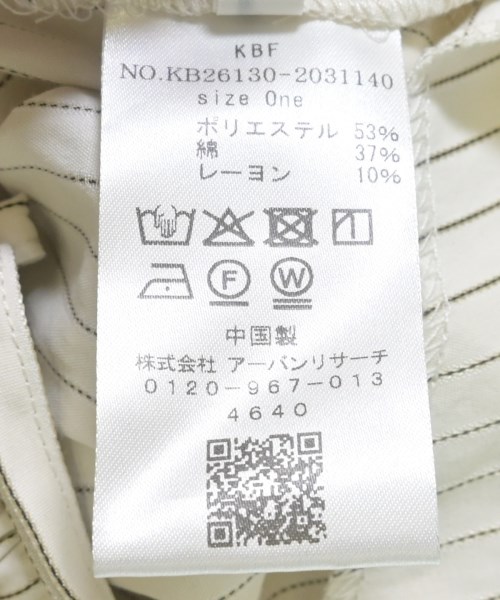 KBF（ケービーエフ）カジュアルシャツ 黄 サイズ:ONE レディース/2200693547075