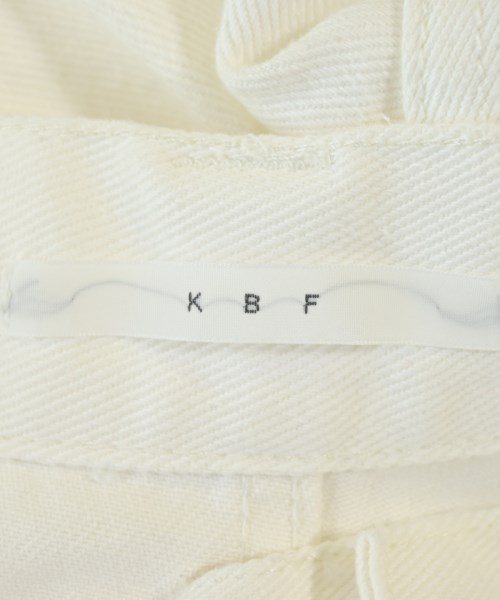 KBF（ケービーエフ）デニムパンツ 白 サイズ:34(XS位) レディース/2200693547211