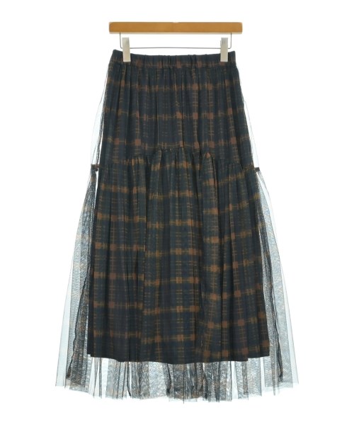 KBF(ケービーエフ)ロング・マキシ丈スカート 茶 サイズ:F/2200657463014