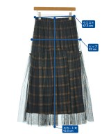 KBF（ケービーエフ）ロング・マキシ丈スカート 茶 サイズ:F レディース/2200657463014