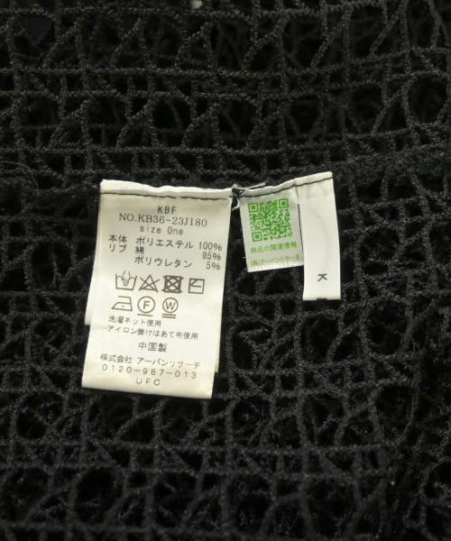 KBF（ケービーエフ）カジュアルシャツ 黒 サイズ:ONE レディース/2200637871082