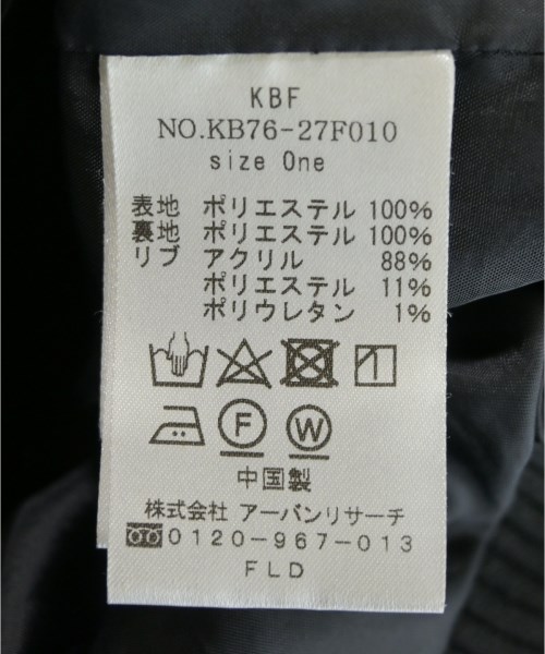 KBF（ケービーエフ）その他 黒 サイズ:One レディース/2200710698032
