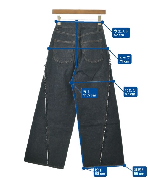 KBF（ケービーエフ）デニムパンツ 紺 サイズ:34(XS位) レディース/2200634124044