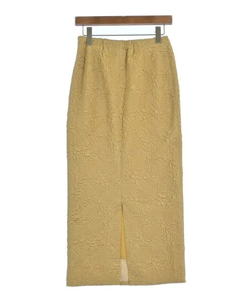 KBF（ケービーエフ）ロング・マキシ丈スカート 黄 サイズ:ONE レディース/2200634124082