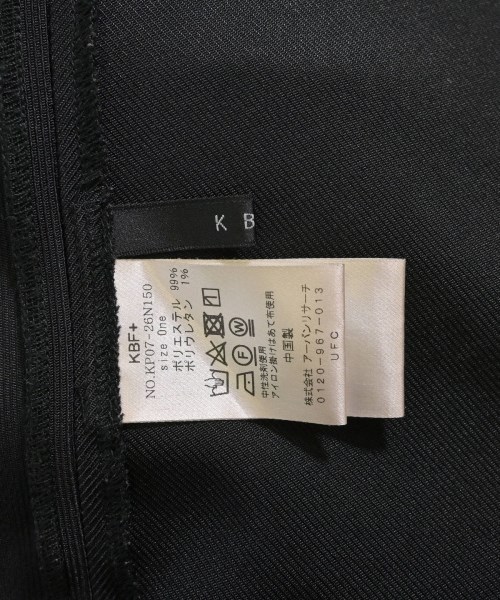 KBF（ケービーエフ）ワンピース 黒 サイズ:ONE レディース/2200634124112