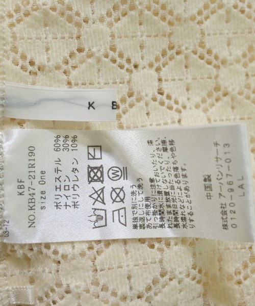 KBF（ケービーエフ）ブラウス 白 サイズ:ONE レディース/2200635012043