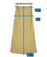 KBF（ケービーエフ）ロング・マキシ丈スカート 黄 サイズ:F レディース/2200648599012