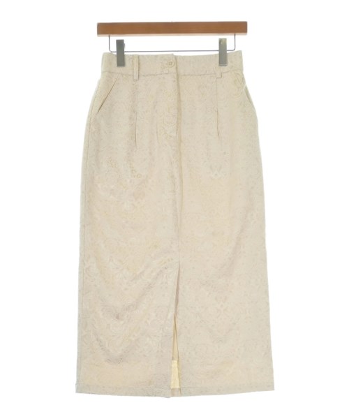 KBF(ケービーエフ)ロング・マキシ丈スカート 白 サイズ:ONE/2200640790097