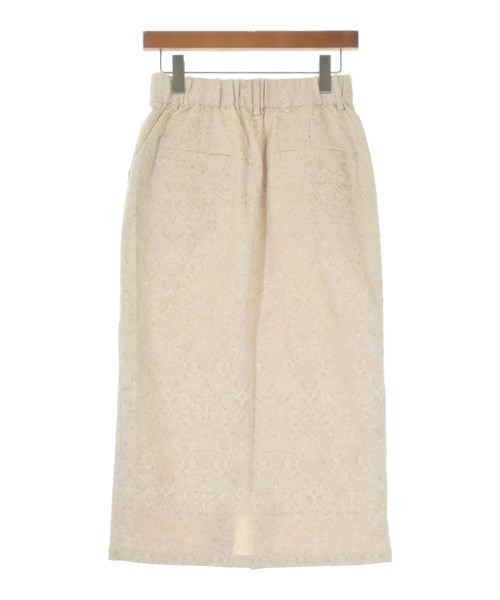 KBF（ケービーエフ）ロング・マキシ丈スカート 白 サイズ:ONE レディース/2200640790097