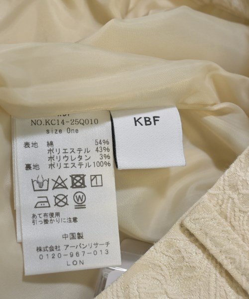 KBF（ケービーエフ）ロング・マキシ丈スカート 白 サイズ:ONE レディース/2200640790097