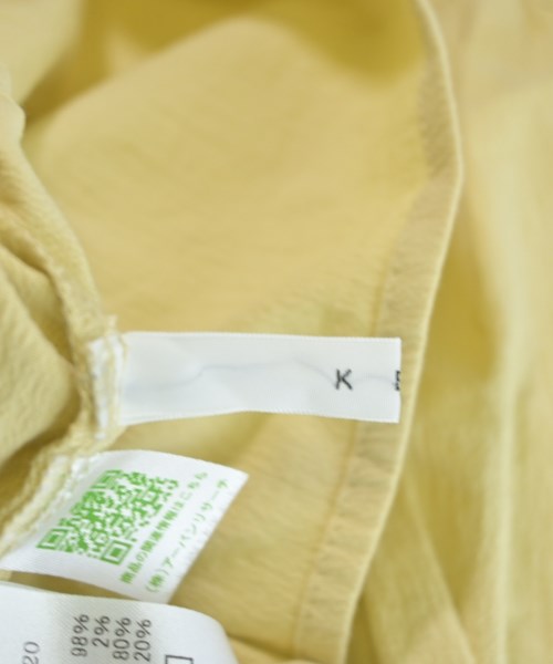 KBF（ケービーエフ）カジュアルシャツ 黄 サイズ:F レディース/2200643402102