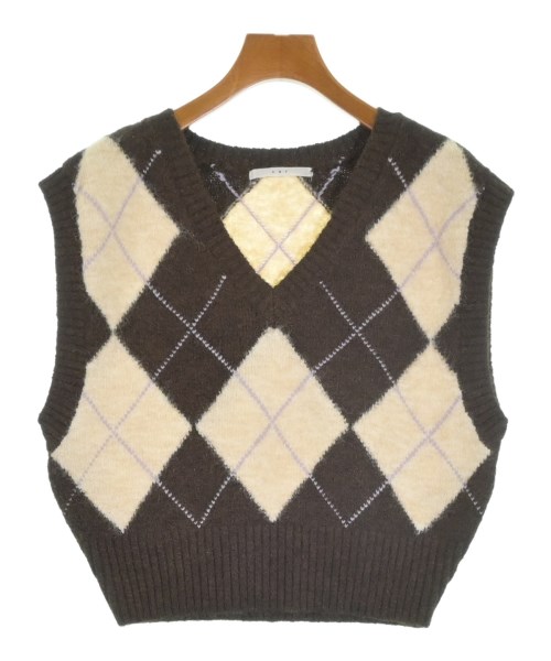 KBF(ケービーエフ)ベスト 茶 サイズ:ONE/2200644949057