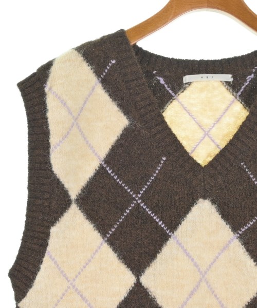 KBF（ケービーエフ）ベスト 茶 サイズ:ONE レディース/2200644949057