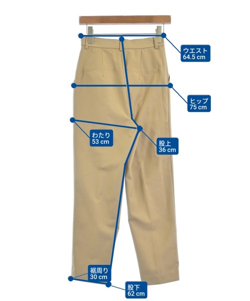 KBF（ケービーエフ）スラックス ベージュ サイズ:36(S位) レディース/2200660601090