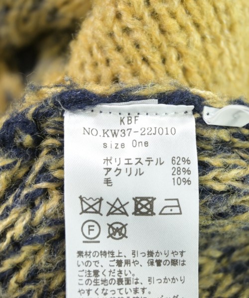 KBF（ケービーエフ）カーディガン 黄 サイズ:F レディース/2200660714103