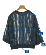 KBF（ケービーエフ）ブラウス 紺 サイズ:ONE レディース/2200666582041