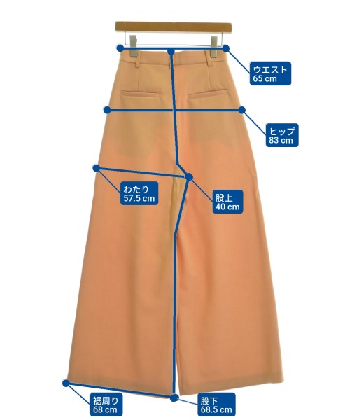 KBF（ケービーエフ）スラックス オレンジ サイズ:38(M位) レディース/2200665678011