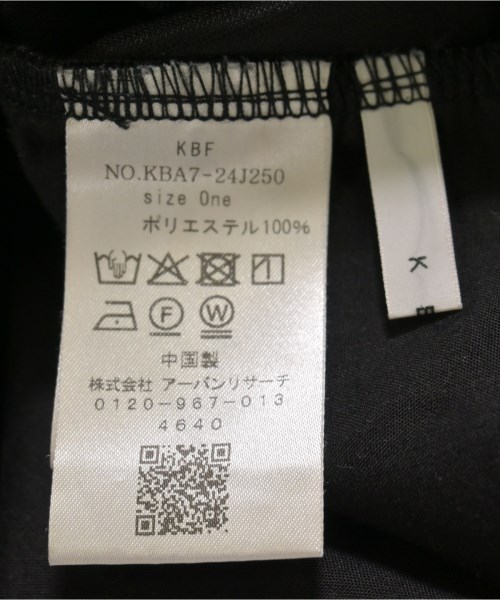 KBF（ケービーエフ）その他 黒 サイズ:ONE レディース/2200726603112