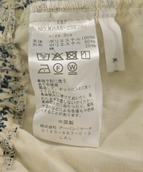 KBF（ケービーエフ）ブラウス 白 サイズ:ONE レディース/2200726603181