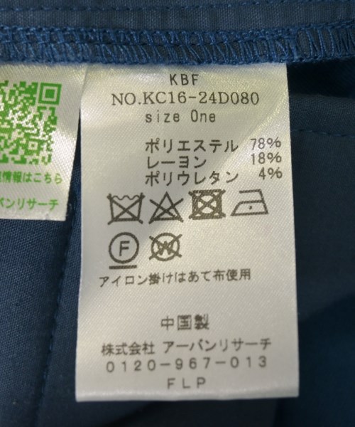 KBF（ケービーエフ）スラックス 青 サイズ:ONE レディース/2200711322028