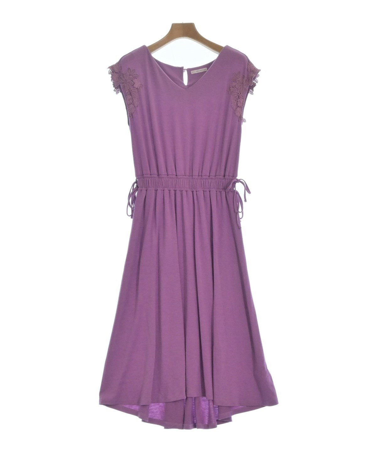 【新品】WILLSELECTION ワンピース WILLSELECTION ワンピース 配色ステッチボリューム袖ワンピース